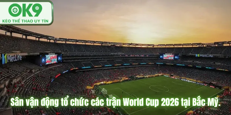 Sân vận động tổ chức các trận World Cup 2026 tại Bắc Mỹ.
